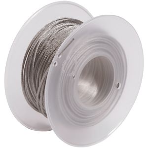 50m cable acier 1mm, âble en acier inoxydable, Bobine de fil de