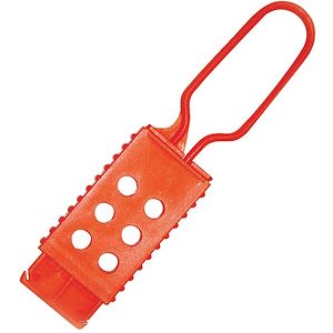 Mâchoire de consignation en nylon non conducteur pour 6 cadenas rouge