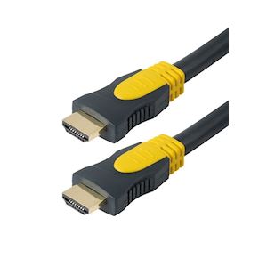 Erard 726834, Cordon HDMI A M/M - FLEX - UHD 4K/60ips HDR 4:2:0 -gaine  souple flex- OR - 15m