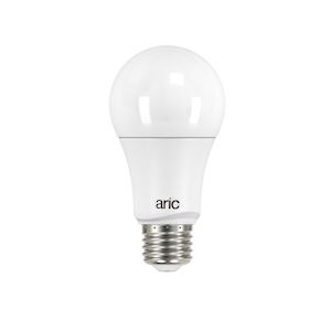 Aric 20012, Lampe standard E27 LED 9W 2700K 806lm, a/détecteur mouvement  intég.
