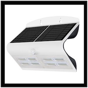 Borne LED solaire double 20W - XETA LIGHT