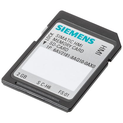 Siemens Automates 6av2181 8aq10 0ax0 Simatic Carte Sd P L Ext 2 Go Rexel France