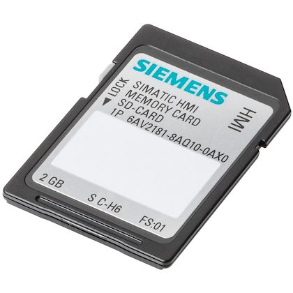 Siemens Automates 6av2181 8aq10 0ax0 Simatic Carte Sd P L Ext 2 Go Rexel France