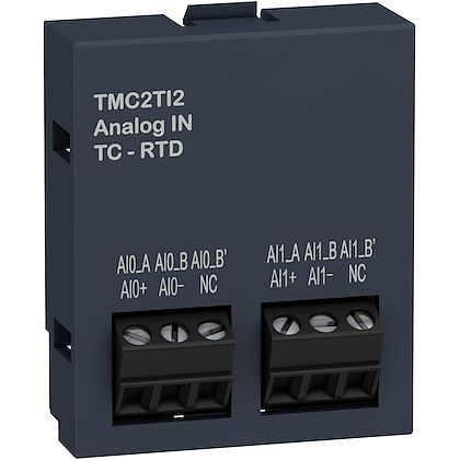 Schneider Electric Tmc2ti2 Modicon M221 Cartouche 2 Entrees Temperature Types K J R S B E T N C Pt Ni Rexel France