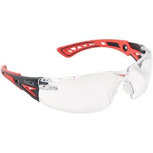 Bizline 731655 Lunettes de protection Rush transparentes avec nez ajustable anti glisse Rexel France