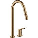 Robinet Cuisine Douchette Hansgrohe Focus M41 Acier Inoxydable 2jets  31815800