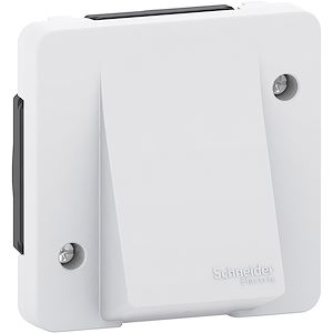 Schneider Electric MUR37933, Mureva Styl - Sortie de câble - composable -  IP55 IK08 - connexion auto - blanc