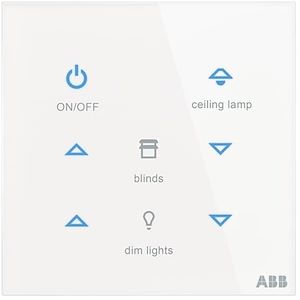 Système immotique GTB - TB/U6.5.1-CG Inter tacteo KNX 6T CH - 2CKA006300A1602