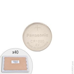 Pile Bouton Lithium Panasonic 3V / CR1220