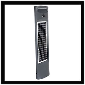 Borne LED solaire double 20W - XETA LIGHT