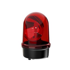 Gyrophare étanche fixe 220v 10w rouge ip65 - Achat / Vente