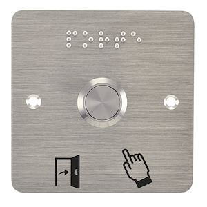 SWITCHTRONIX Serie 19 - Bouton Poussoir Platine Anti-Vandalisme Sans  Verrouillage - IP66 - Ø19 mm - 1NO + 1NC 