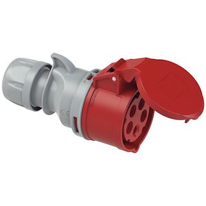 Prise mobile droite 16A 3P+N+T 380/415 V IP44 EASY