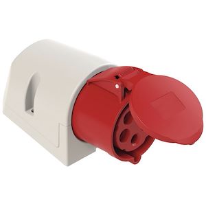 Prise saillie 32A 3P+N+T 380/415 V IP44 pour intérieur et extérieur