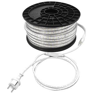 Ruban 3 LED 50 m 1100 lm/m 230 V IP65/44 avec prise + 2 kits driver